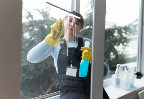 Nettoyage de vitres intérieures et extérieures à Benquet